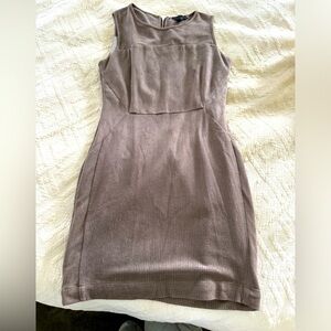 Greylin Taupe Mini Dress